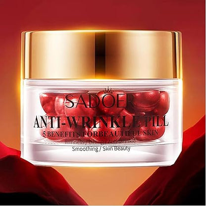 Anti-Wrinkle Pillow, Anti-Wrinkle Essential Oil Anti-Wrinkle Pillow, Anti-Wrinkle Peel Essential Oil Firmness Lifting Anti-Aging Serum for Face (1)