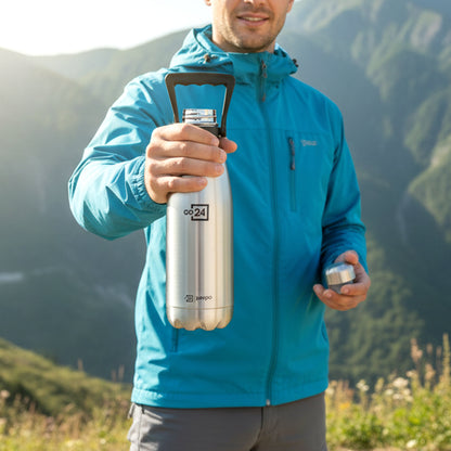 Pexpo Echo Vacuum Insulated Hot  Cold Stainless Steel Water Bottle 1500 Ml