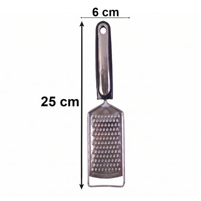 Ss Slim Cheese Grater With Plastic Handle For Vegetables And Lemon Zest (1 Pc)