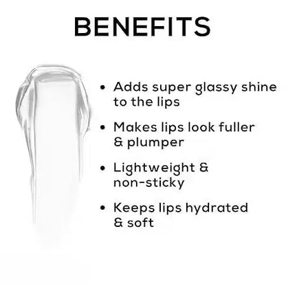 Soft Matte Lip Gloss – Transparent Glossy Finish