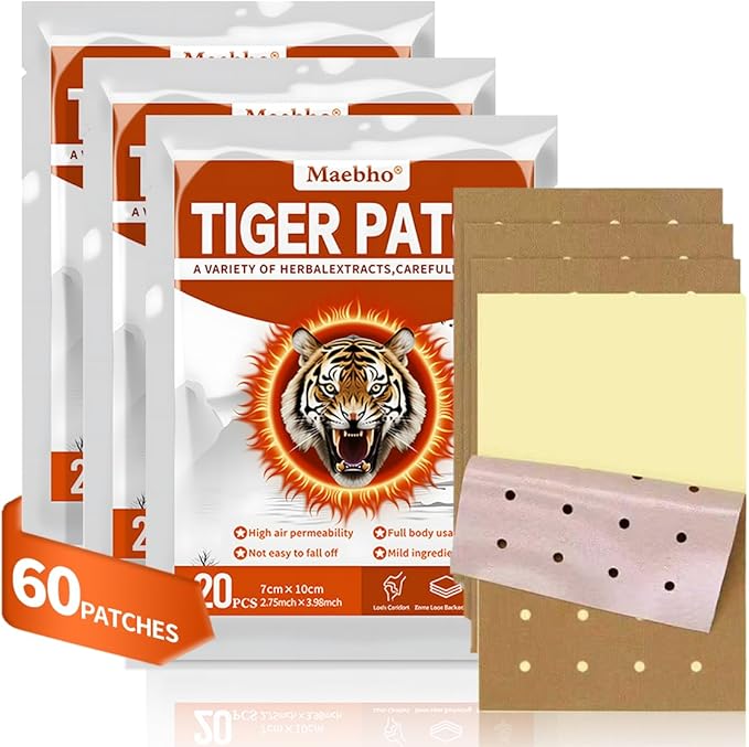Set of 10 Dropdash tiger patches featuring detailed embroidered tiger designs on durable fabric for clothing and accessories.