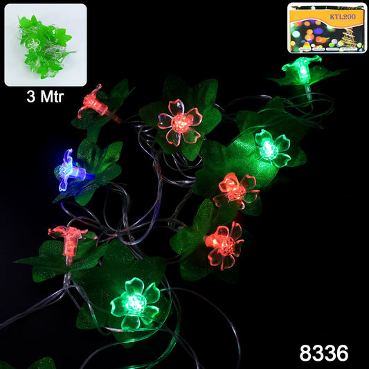 Leaf  Flower Led Decorative String Light (3 Meter)