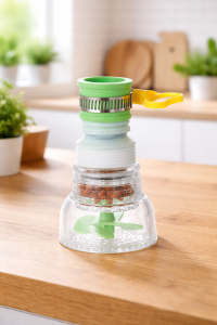 Kitchen Faucet Water Tap Filter with Rotating Shower Head for Sink