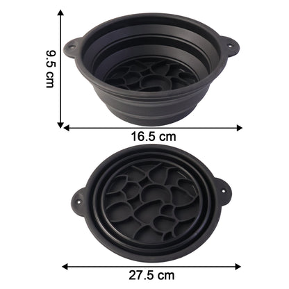 Portable Foldable Silicone Ice Bath Bowl (1 Pc)