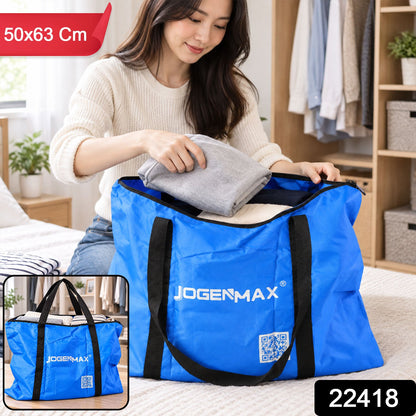 Wukusy multipurpose zipper carry bag with webbing handles, 50x63 cm, designed for versatile storage and easy transport