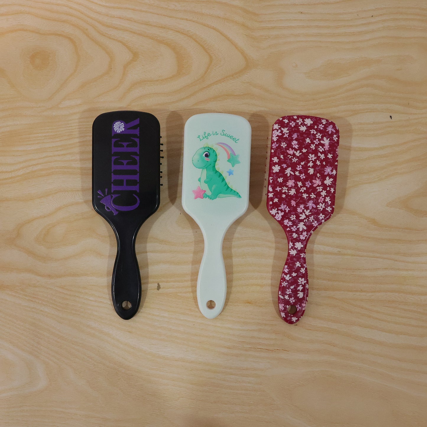 Premium Kids Hair Brush With Fun And Colorful Designs (1 Pc Mix Design)
