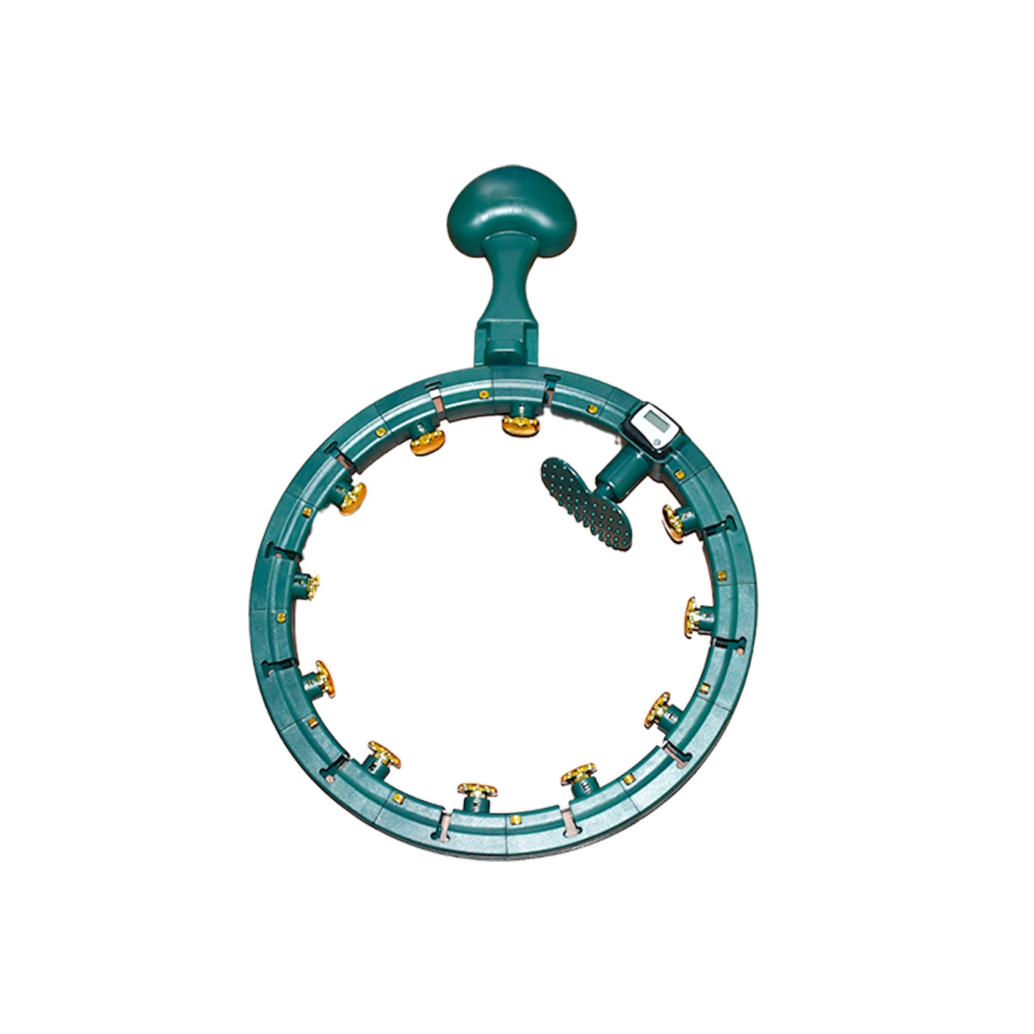 Wukusy fitness adjustable detachable hula hoop with round count display for weight loss and exercise workouts.