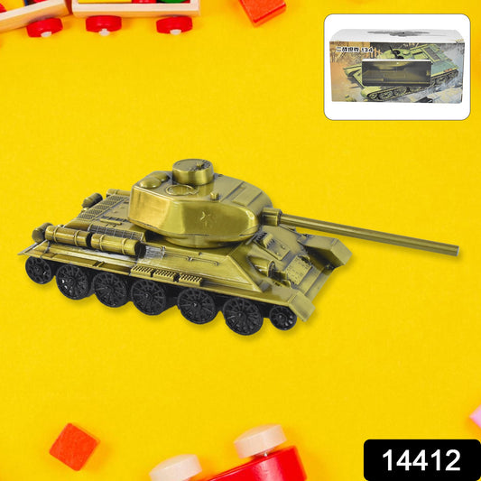 Retro Iron Art Tank Model Nostalgia Tank Crafts Home Decor Ornament Desktop Decorations For Office Living Room Childrens Room Gift (Metal)