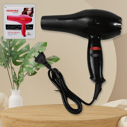 Wukusy 13025 professional multi-purpose salon hair dryer with 2-speed settings, 1800 watts, suitable for women and men