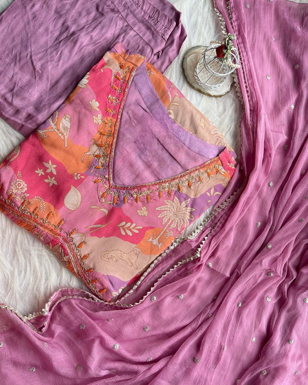 Baby pink designer salwar suit for kids, featuring intricate embroidery and traditional style, perfect for special occasions.