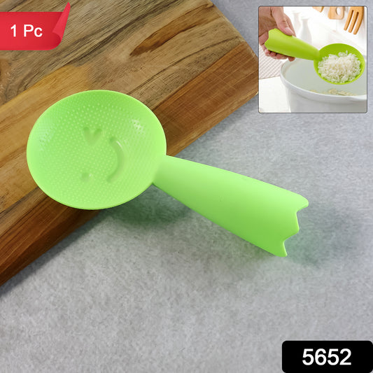 Wukusy premium non-stick rice serving spoon for convenient serving of rice in home and kitchen settings.