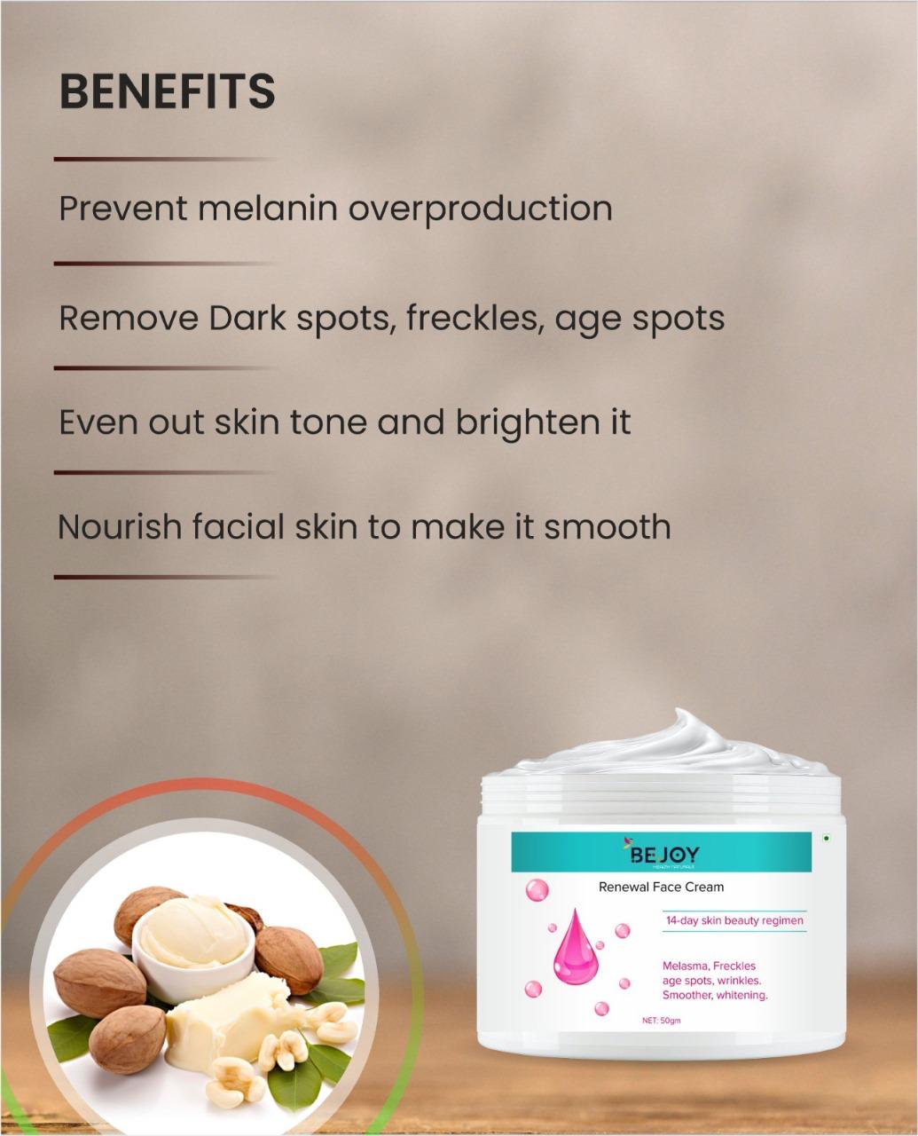 BE-JOY Renewal Face Cream ( Pack Of 2 )