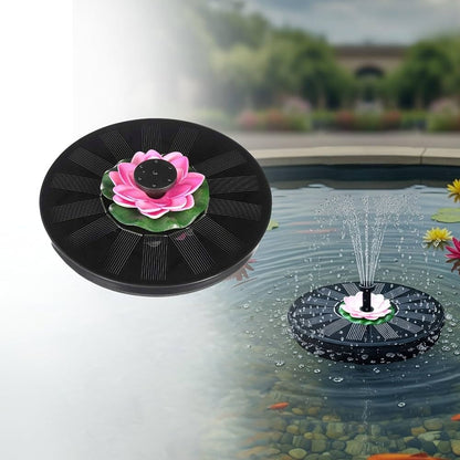 Solar Waterfall Fountain