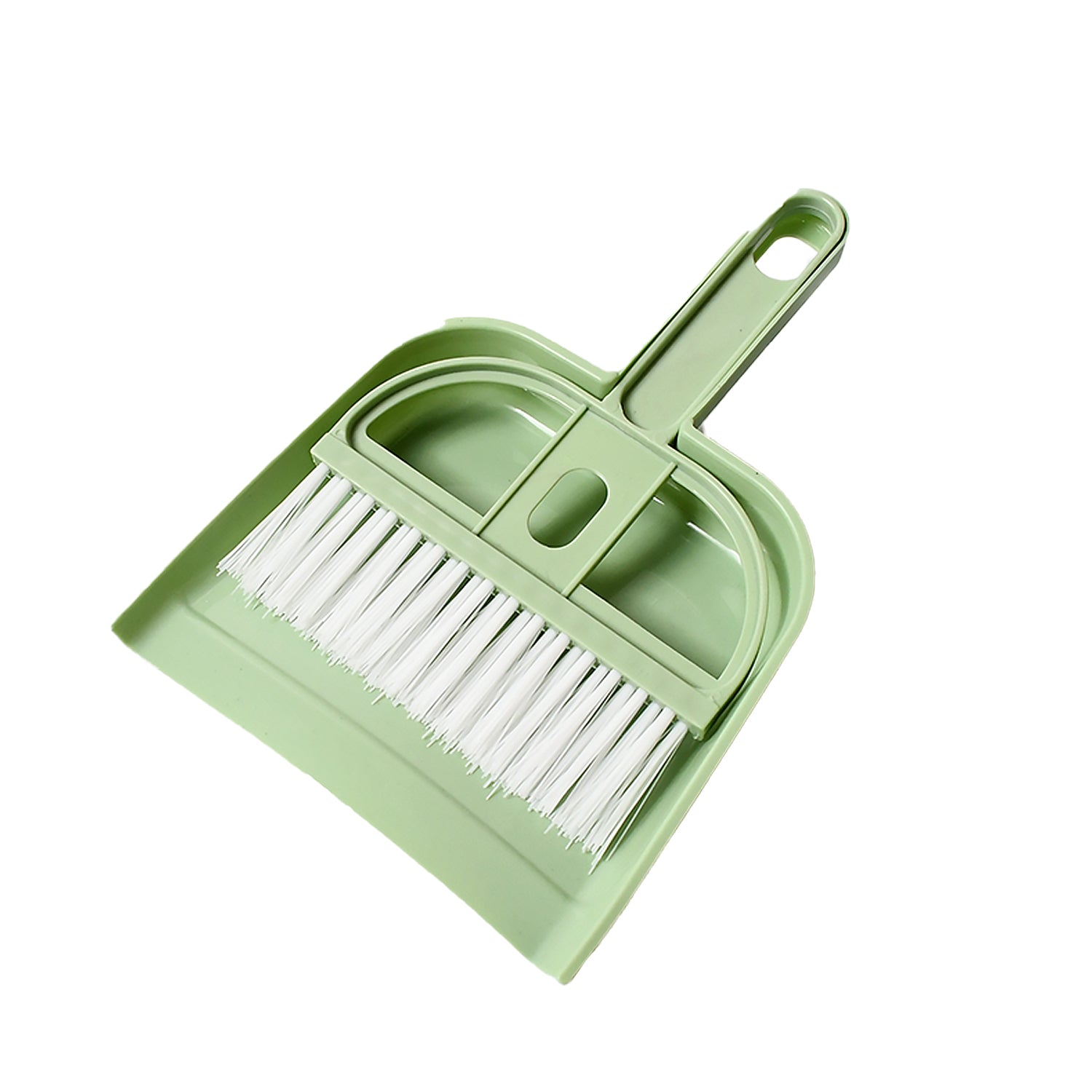 Wukusy Mini Dustpan and Brush Set for home cleaning, compact dustpan with small broom for multipurpose mess cleanup.