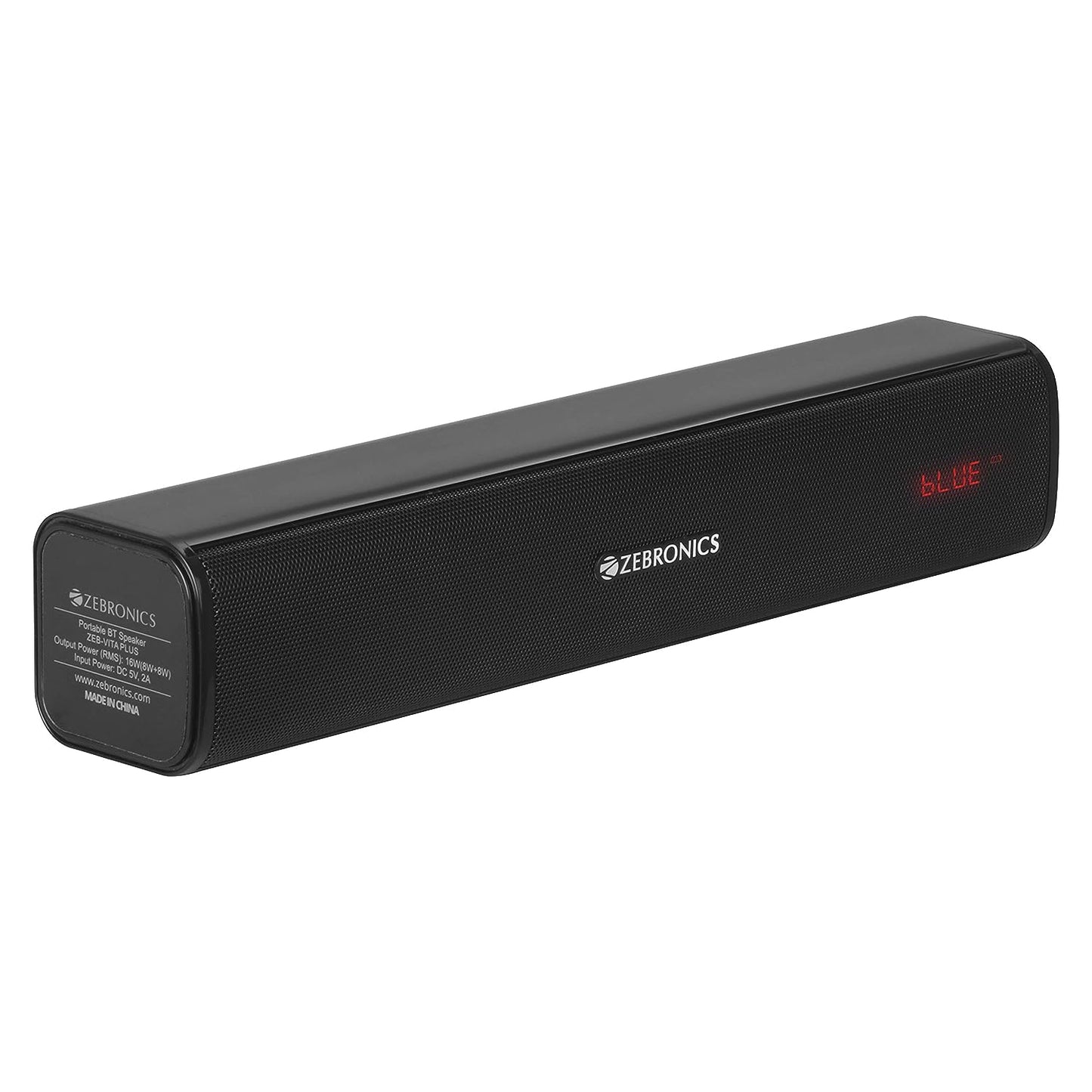 Zebronics ZEB-PSPK 10 16 W Bluetooth Laptop/Desktop Speaker  (Black, Stereo Channel)