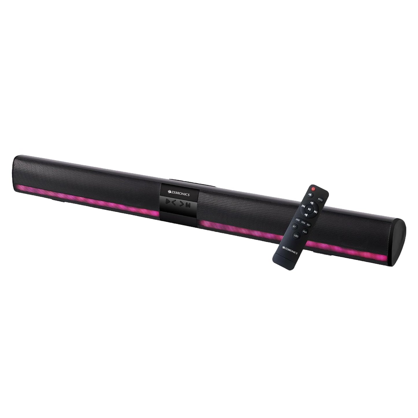 Zebronics Ace Plus( SBSPK3) Portable with USB & mSD,AUX,RGB, TWS (Black, Stereo Channel)