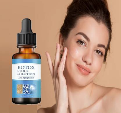 Drpshippr Botox Face Serum and Solution, a facial serum with instant lifting effects, in a sleek skincare bottle.