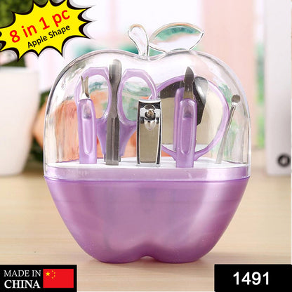 1491 8 In 1 Apple Shape Manicure Set