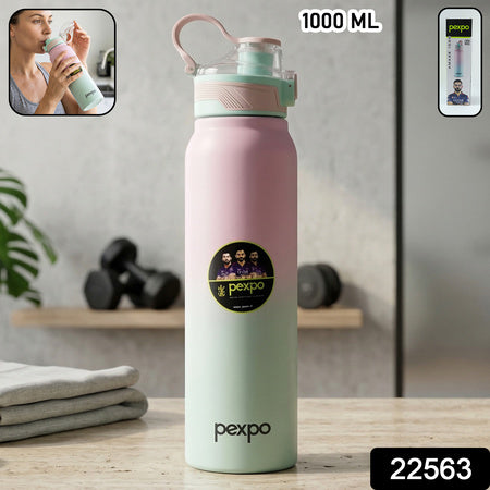 Pexpo Amaze Hot  Cold Insulated Stainless Steel Water Bottle - 1000 Ml