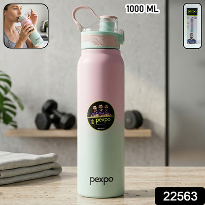 Pexpo Amaze Hot  Cold Insulated Stainless Steel Water Bottle - 1000 Ml