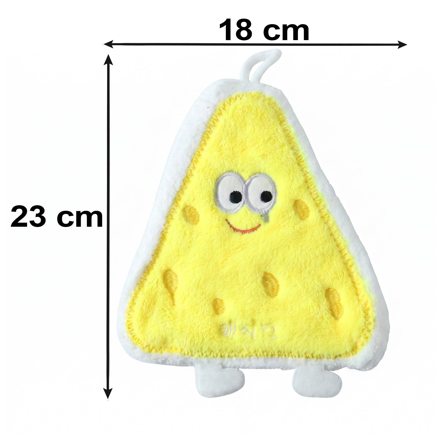 Wukusy cartoon microfiber hanging hand towel, quick-dry kitchen wipe cloth with colorful cartoon design, single piece.