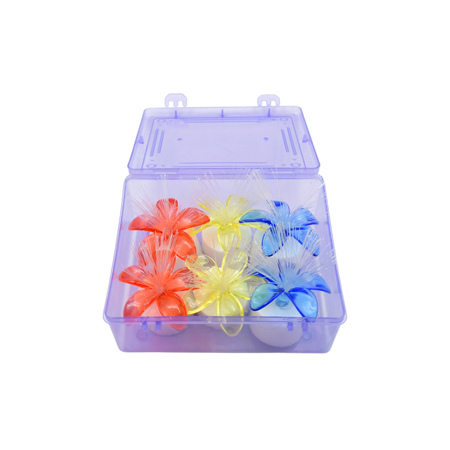 6237a Fiber Optic Light Mini Color Change Led Table Centerpieces  Light Up Candle - Pack Of 6