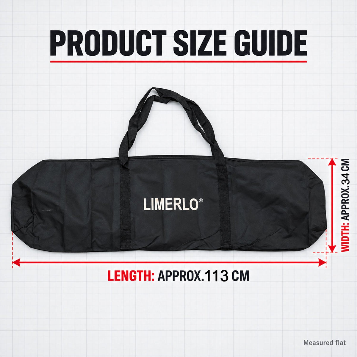 Wukusy large sports kit bag with full zip closure and carry handles, measuring 113x34 cm, ideal for gym and sports gear.