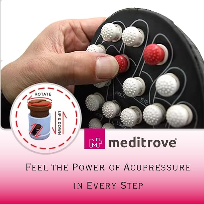 Acupressure Paduka/Slippers Spring Slippers Acupressure Magnetic Full Body Massage