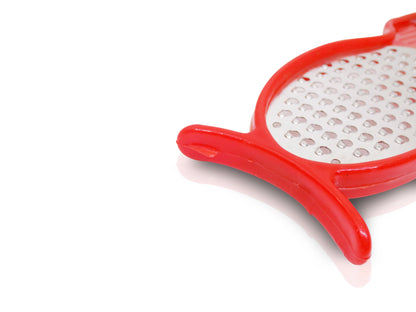 Wukusy 4-in-1 multi-purpose vegetable peeler, slicer, grater, and cutter kitchen tool with stainless steel blades.