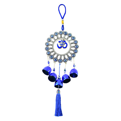 Decorative Om Evil Eye Wind Chime Wall Hanging (1 Pc)