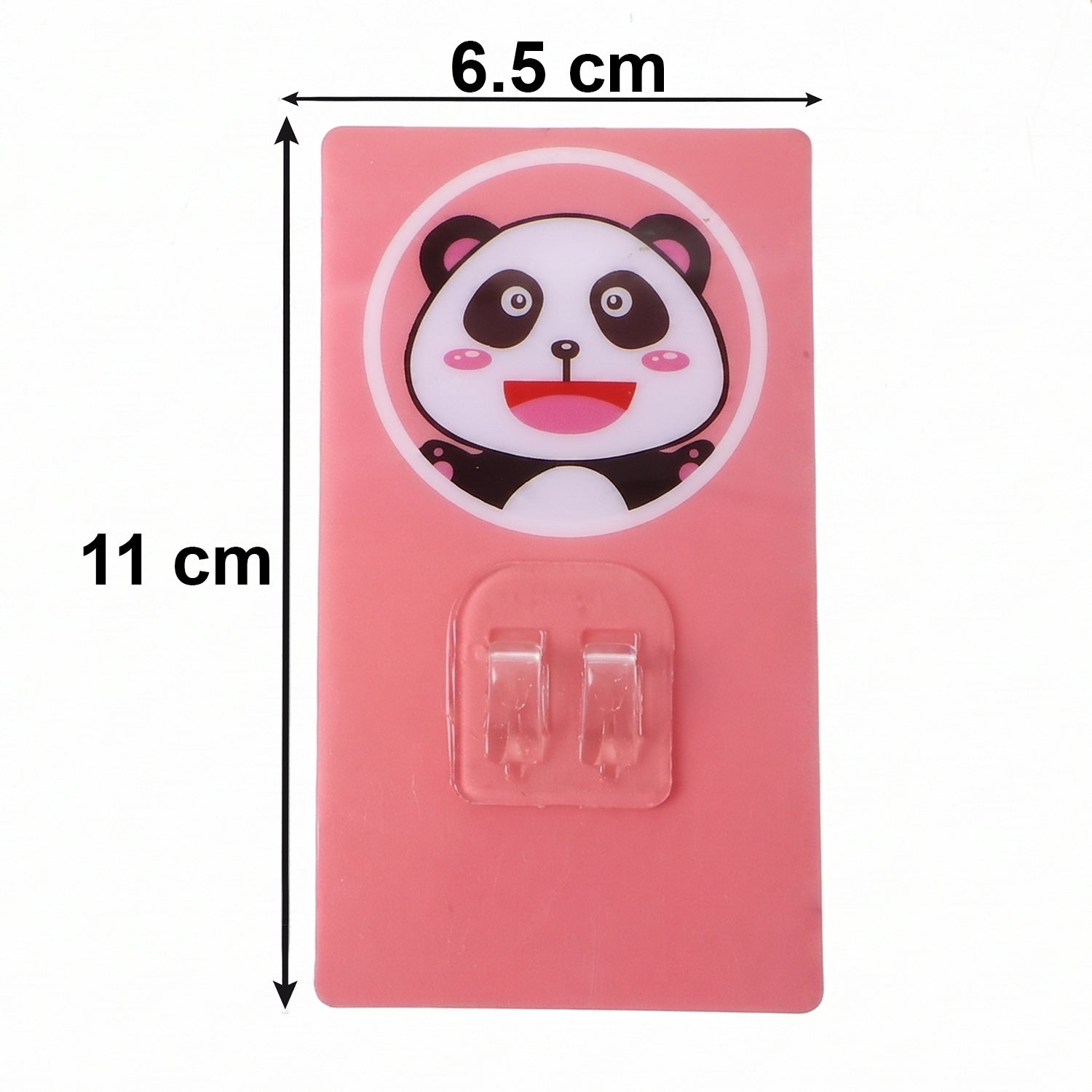 Cartoon Adhesive Plastic Wall Hook Self Stick Hanger Strong Hold Storage (1 Pc)