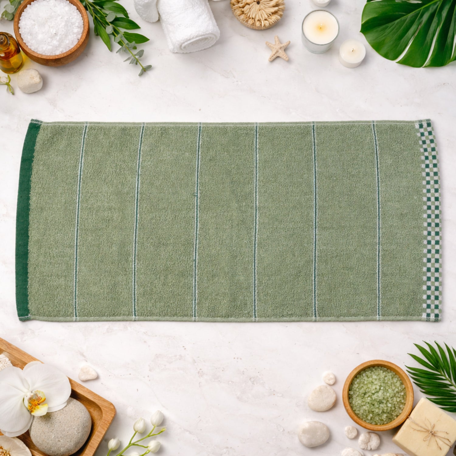 Multipurpose Soft Cotton Bath Towel (1 Pc 76x34 Cm)