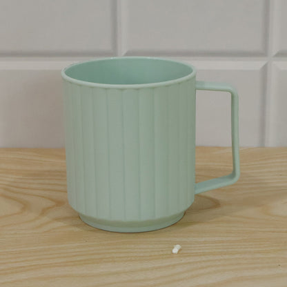 Unbreakable Plastic Drinking Mug With Handle For Coffee Tea And Milk (1 Pc)
