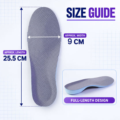 Cushioned Arch Support Shoe Insoles (1 Pair Size 3940)