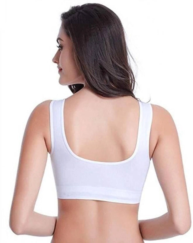 Set of three multicolor women's air bras by 25560, featuring lightweight, breathable fabric and comfortable support for everyday wear.