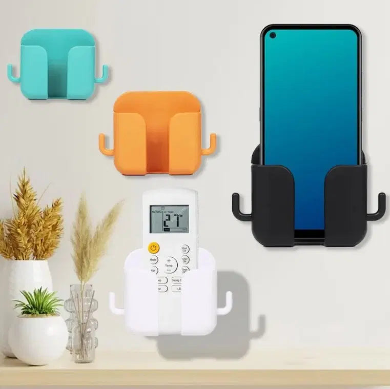 4485 wall mounted phone holder, pack of 4, for organizing mobile phones on walls