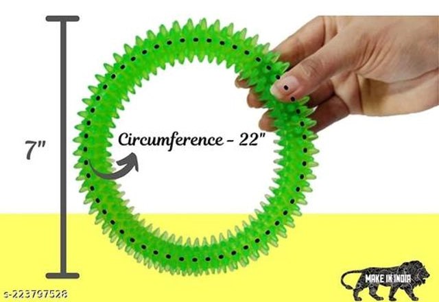Colorful silicone pet chew toy designed for pets, featuring multicolor silicone material in a playful, durable shape.