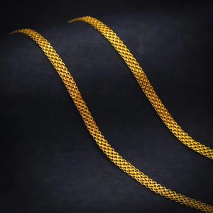 Artificial gold chain 24 inches for mens and womens