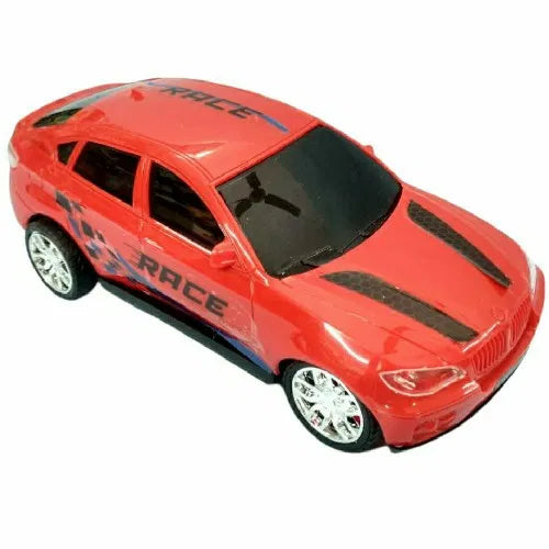 Red ABS plastic super car toy from 18057, remote control toy with detailed car design and sleek finish.
