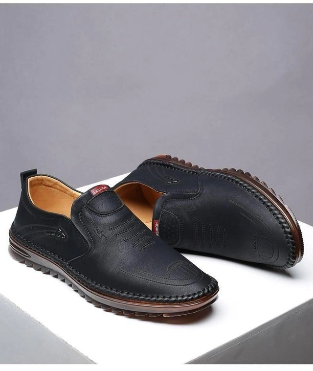 MENS AURELLIA SIGNATURE BLACK SHOES