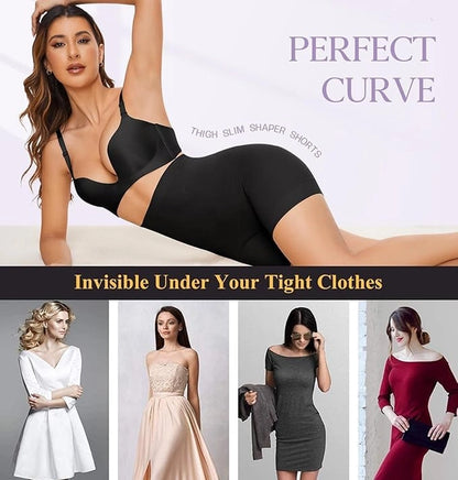 Black 4-in-1 shaper and tummy tucker body shaper by 35252, designed for slimming and shaping the waist and abdomen.
