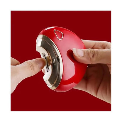 Electric automatic nail clipper with built-in light and two speed settings, featuring a sleek design and ergonomic grip.