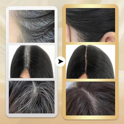 Gray hair dye stick with built-in comb by 18057, 2-in-1 touch-up hair comb for quick, precise hair color application.