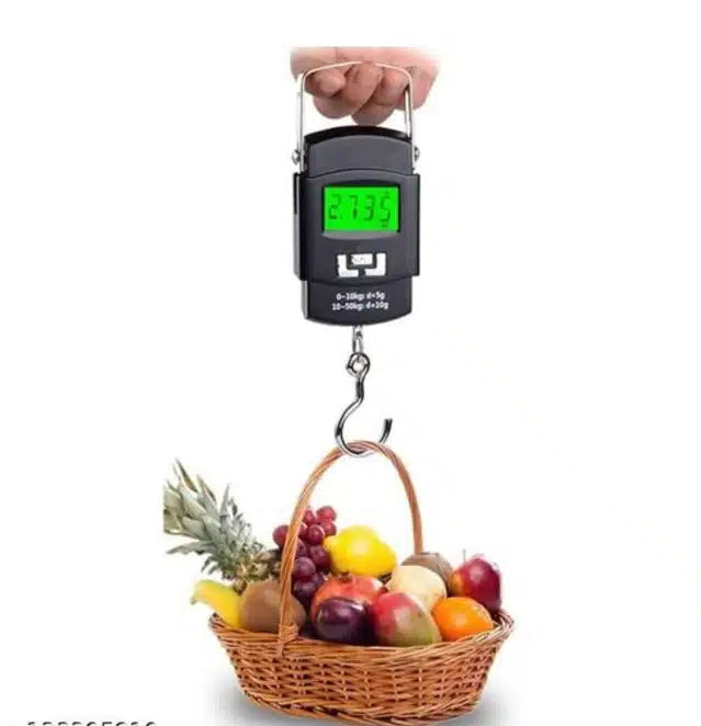 Digital kitchen scales by 1381 with a 50kg capacity, featuring a sleek design and clear digital display for precise measurements.