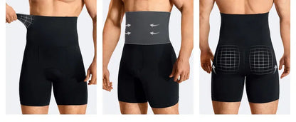 Men's High-Compression Body Shaper Shorts
