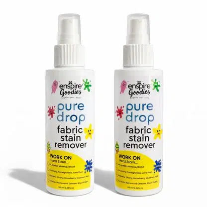 Pure Drop Fabric Stain Remover cream spray, pack of 2, brand 38017