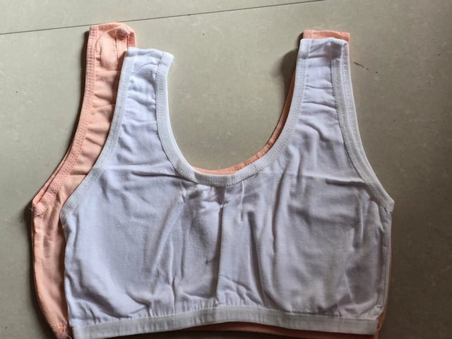 Set of three multicolor women's Air bras by 25560, featuring comfortable, lightweight design for everyday wear.