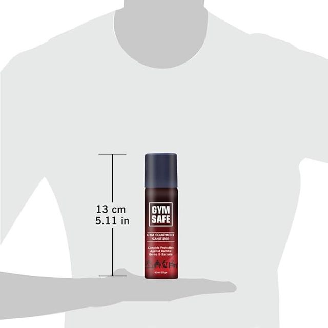 18058 Gym Safe surface sanitizer spray for gym equipment, disinfects and sanitizes fitness gear effectively.