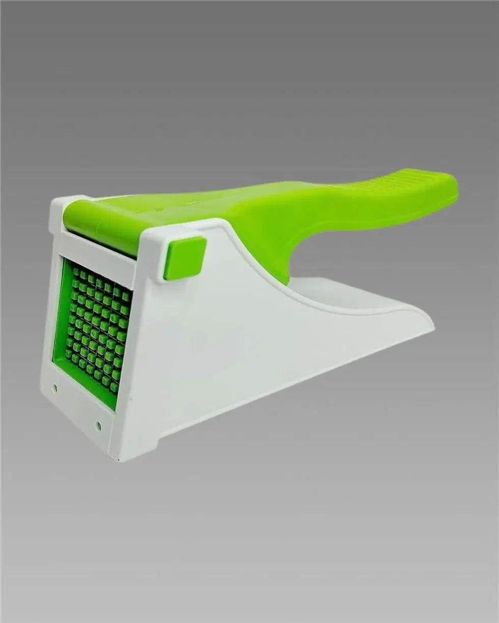 Manual vegetable slicer and potato chopper from 1238, heavy-duty kitchen tool with sharp blades for efficient food chopping.