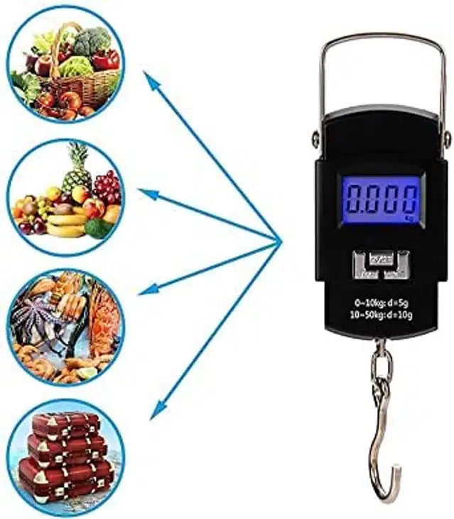 Digital kitchen scales by 1381 with 50kg capacity, featuring a sleek digital display and stainless steel weighing platform.